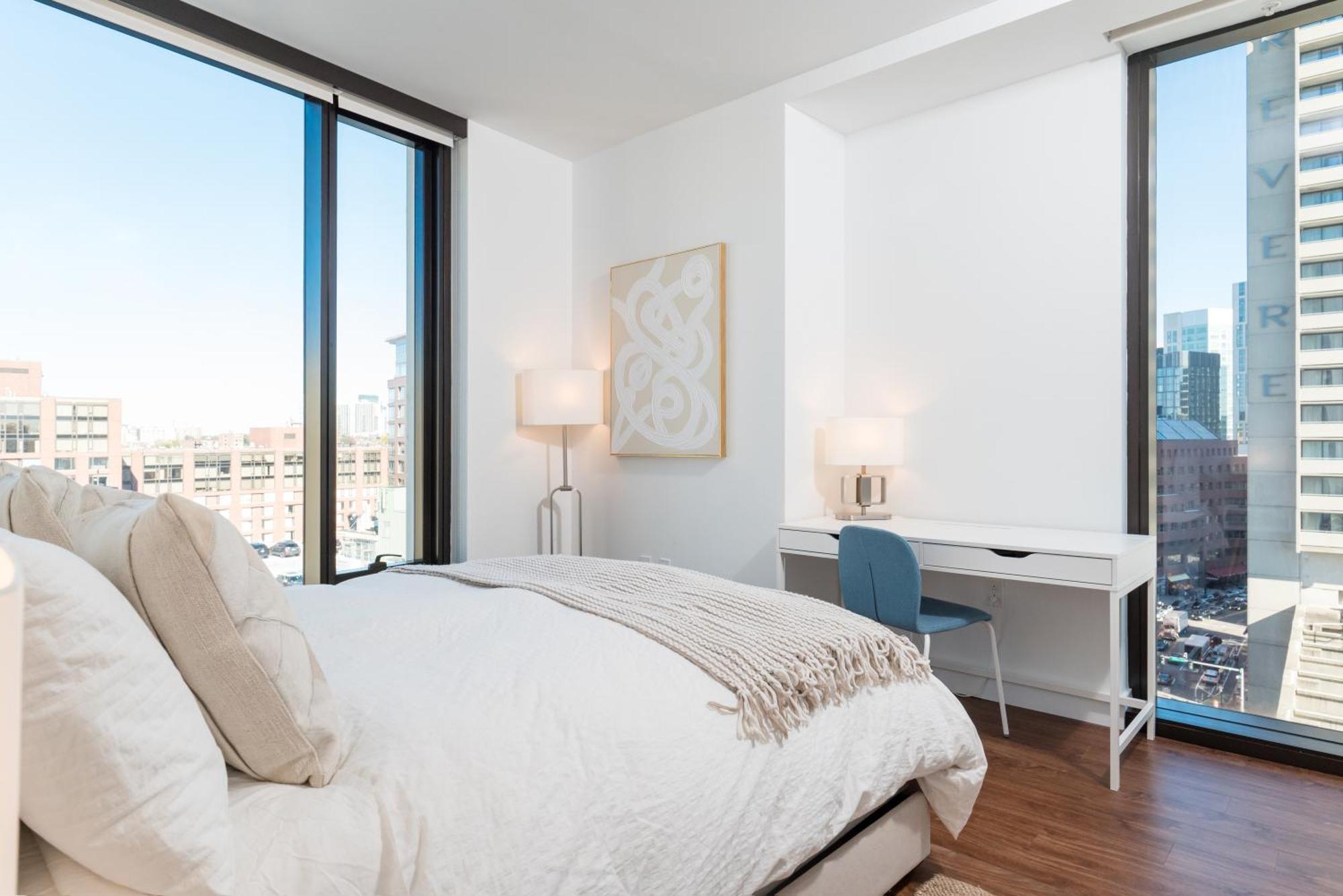 Appartement Luxury 2br Backbay Common T-station Roof Lounge Gym Boston